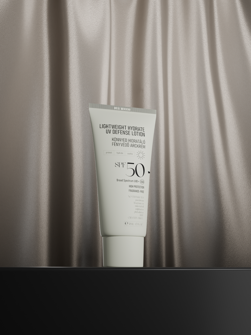 Könnyű Hidratáló Fényvédő Arckrém SPF50