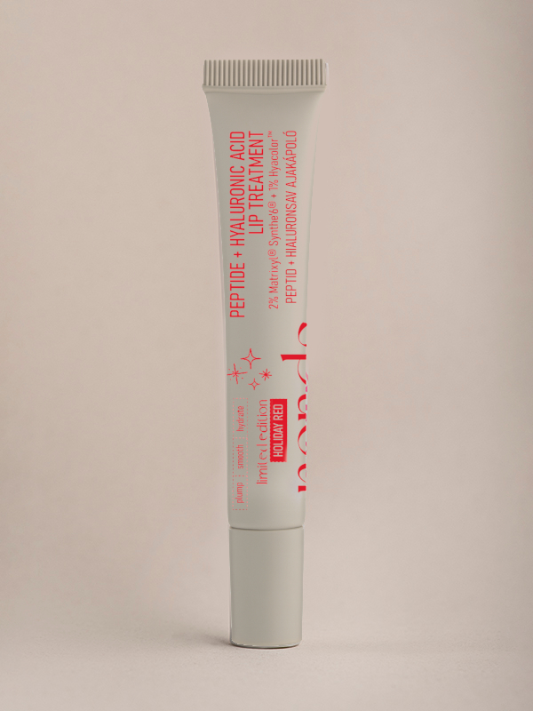 NERDS - LIMITED EDITION - Peptide + Hyaluronic Acid Lip Treatment HOLIDAY RED - 2% Matrixyl® Synthe'6® + 1% Hyacolor™